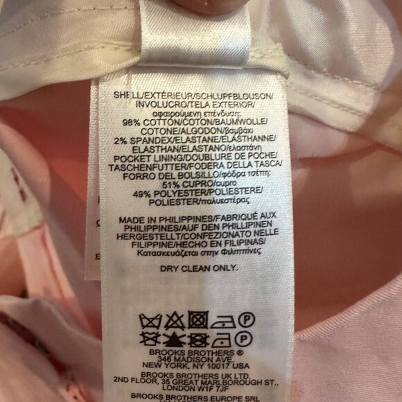 BROOKS BROTHERS RED FLEECE WOMENS PINK CHINO PANTS NEW SIZE 10 - Picture 10 of 12